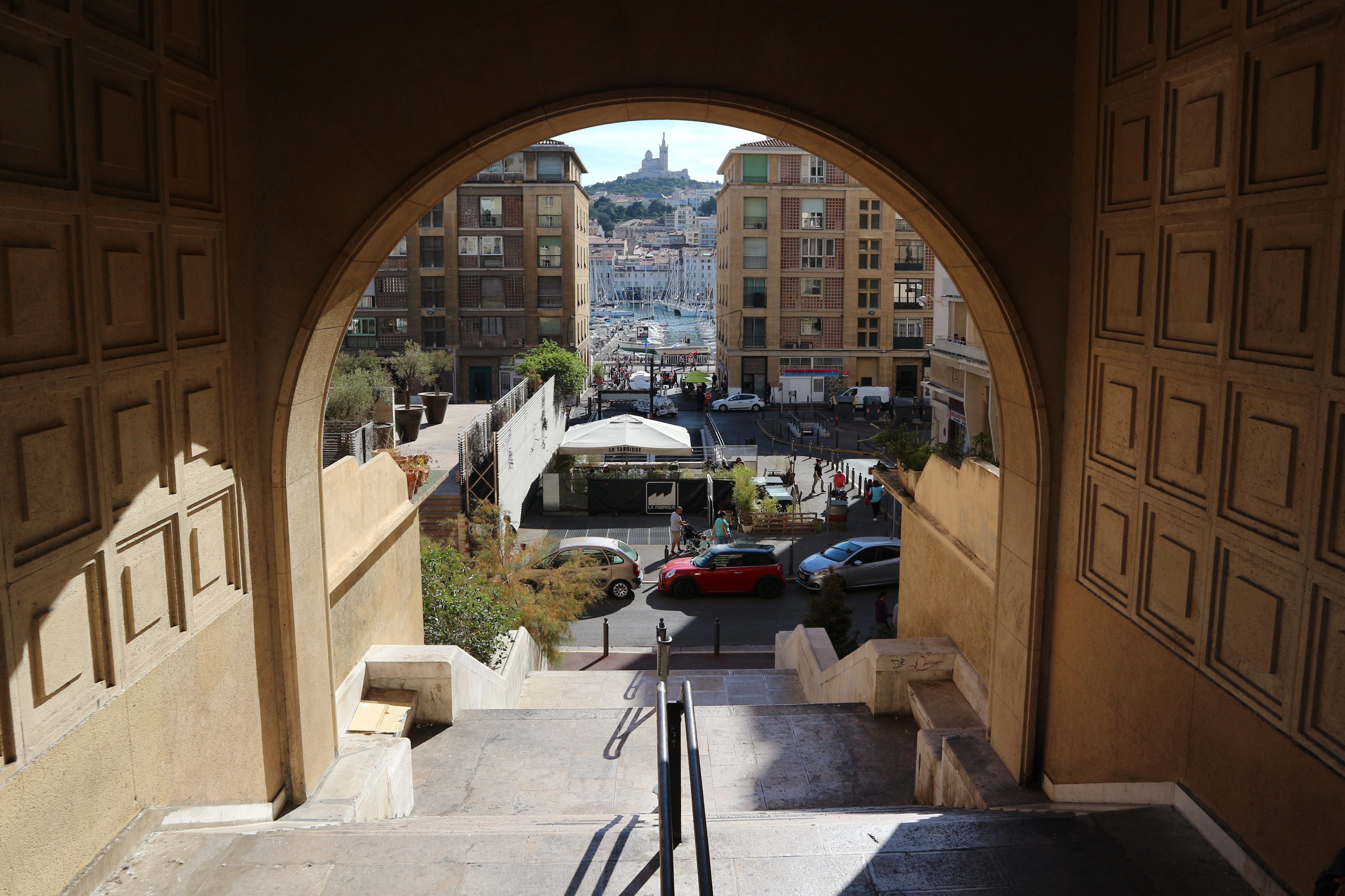 Canale visivo verso Notre Dame De La Garde di cristiansantoro95