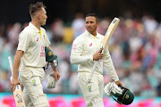 Marnus Labuschagne and Usman Khawaja shared a partnership of 135 runs for the second wicket on a frustrating opening day of the first Test with South Africa which was cut short by the weather, 