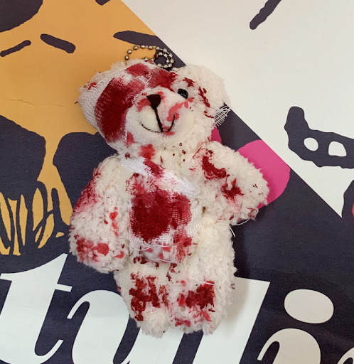 Title 10, Injured Bear Keychain Bundy Bag Pendant Perfect...