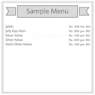 Jamnagari Farsan Mart menu 2