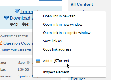 JSTorrent Helper extension small promo image