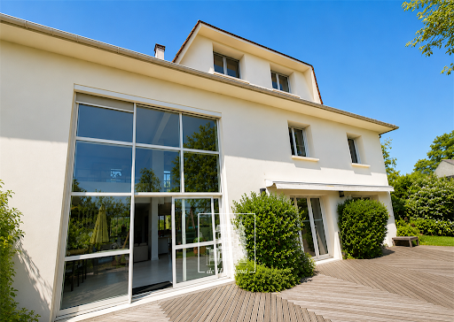 Luxury property for rent in Chambourcy (78240) - White house with large windows