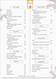 Serai Brews Cafe menu 1