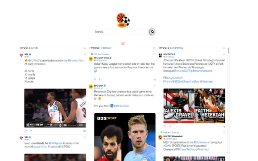 Sports Social Feed