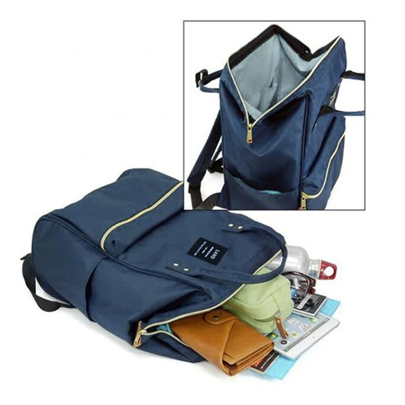 Bolso para mamá de moda portátil con hombro, color puro, amplio espacio y estilo. Ideal para viajes y uso diario.