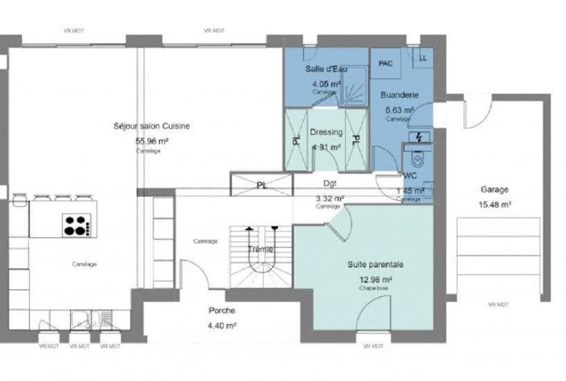  Vente Terrain + Maison - Terrain : 403m² - Maison : 150m² à Saint-Fargeau-Ponthierry (77310) 