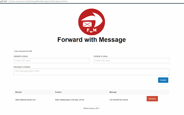 Forward with Message[FwM]