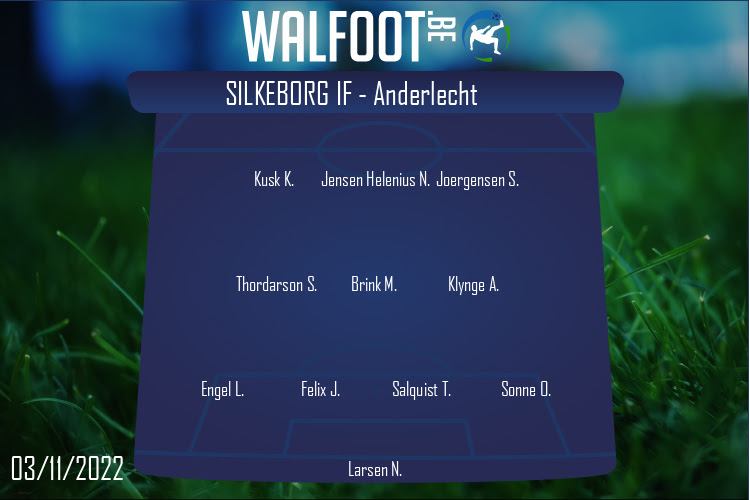 Composition Silkeborg IF | Silkeborg IF - Anderlecht (03/11/2022)