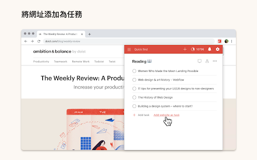 Chrome版Todoist