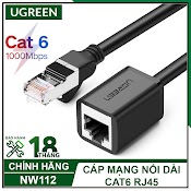 Dây Cáp Nối Dài Mạng Lan Cat6 Rj45 Cao Cấp | Ugreen Nw112 Chính Hãng