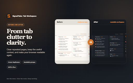 SignalTabs: Tab Workspace screenshot 3
