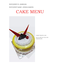 Vrinda Bakers menu 3