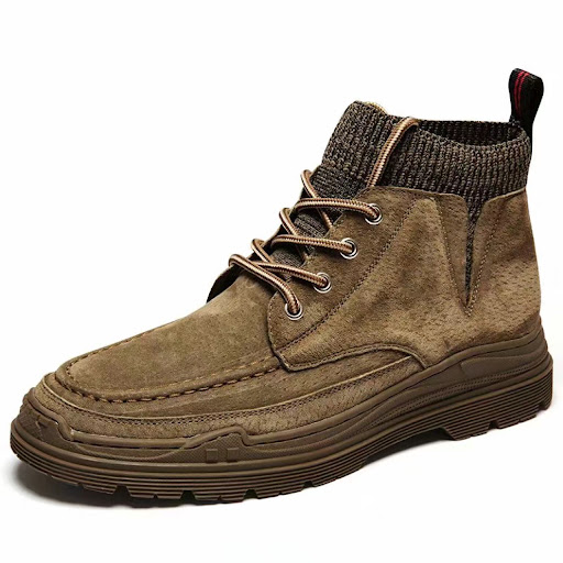 Title 3, Wild high-top Korean outdoor boots for hiking a...