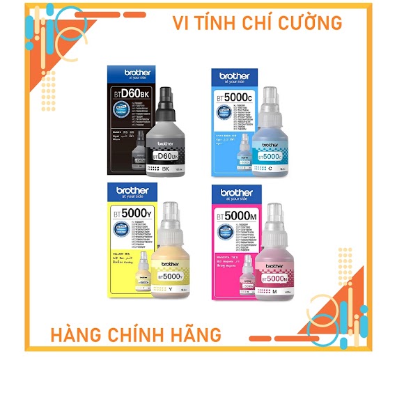 Mực In Brother Dùng Cho Máy In Phun Brother T310, T510W, T710W, T810W, T910Dw, T4500Dw, T4000Dw - Hàng Chính Hãng