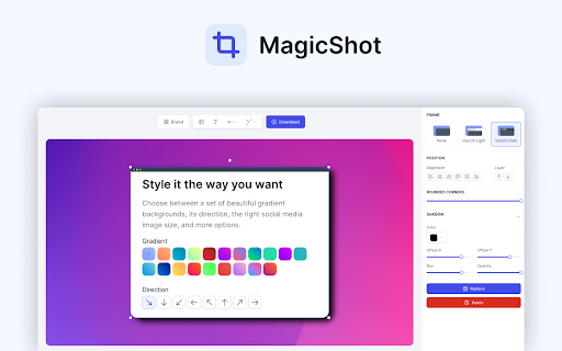 MagicShot - Screenshots made Beautiful