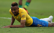 Toni Silva of Mamelodi Sundowns during the Absa Premiership match between AmaZulu FC and Mamelodi Sundowns at King Zwelithini Stadium on September 16, 2018 in Durban, South Africa. 