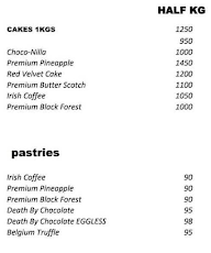 Just Bake menu 5