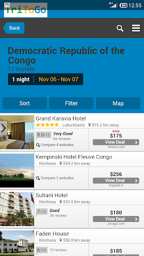 Hotels prices Republic Congo