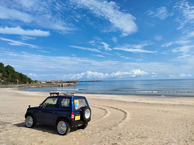 パジェロミニの海岸線ドライブ♪・浦富海岸・梨買い出し・鳥取ドライブ・砂浜に関するカスタム事例の投稿画像5枚目