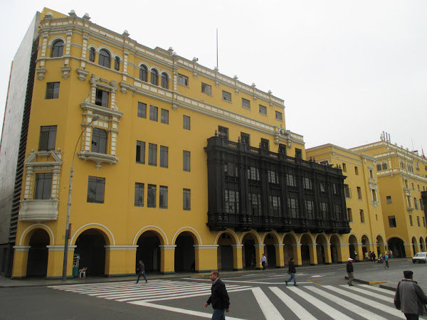 Brightly Colored Lima Buildings