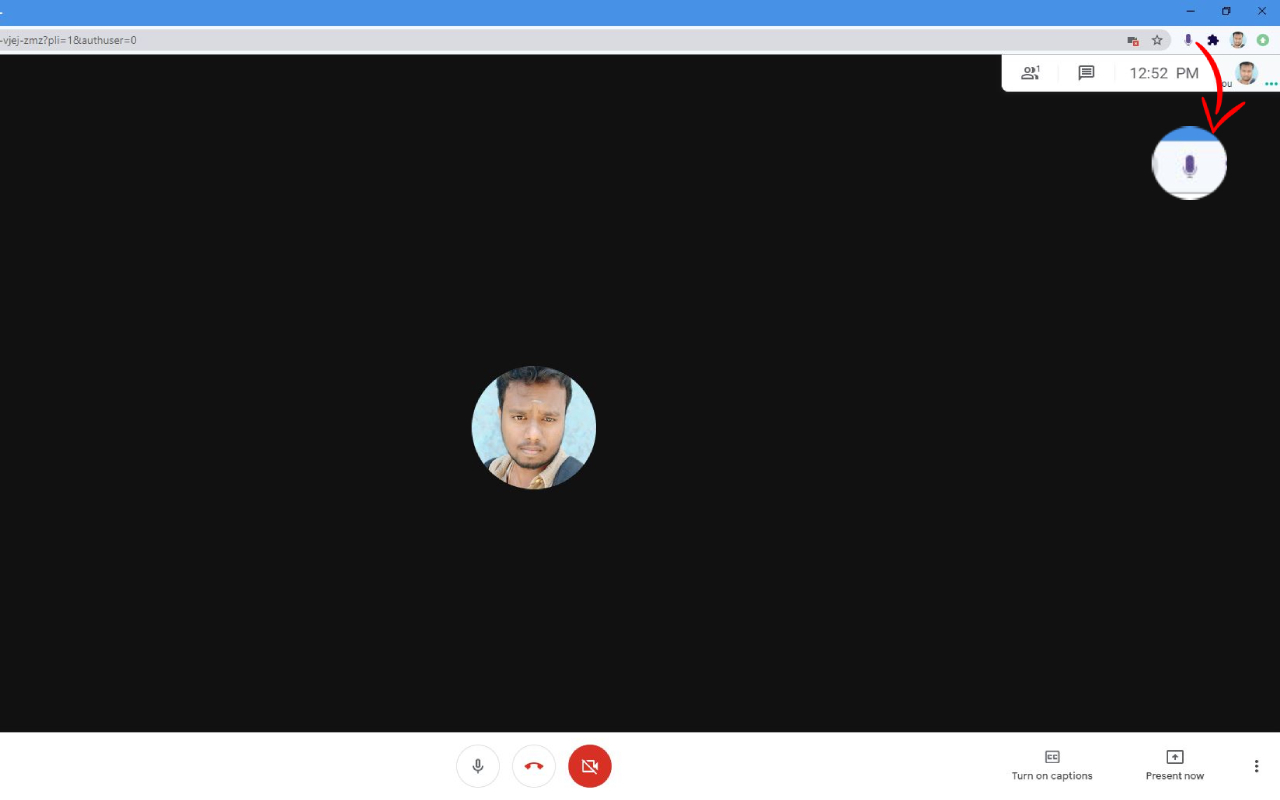 Google Meet Mute Preview image 2