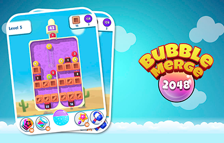 Bubble Merger 2048 Promo Image
