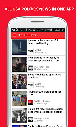 All Politics News in one App