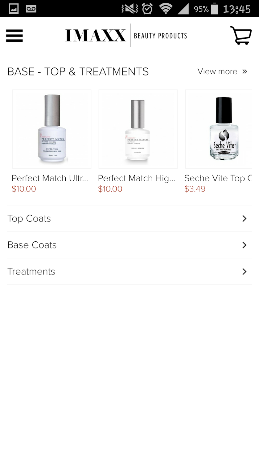 IMAXX Beauty Products Screen 2