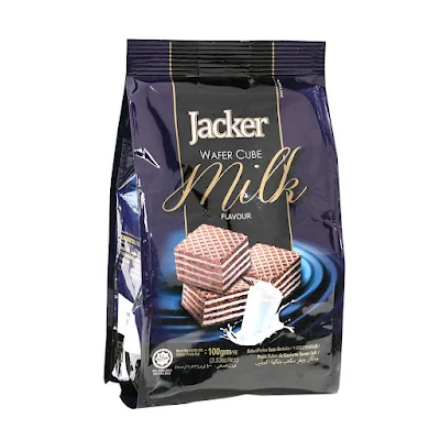 Jacker Wafer Cube - Milk - 100 gm