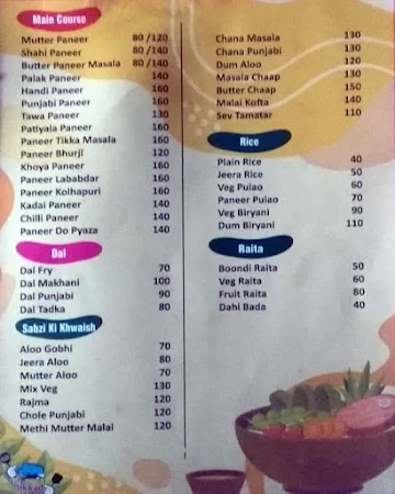 The Bhukkad menu 