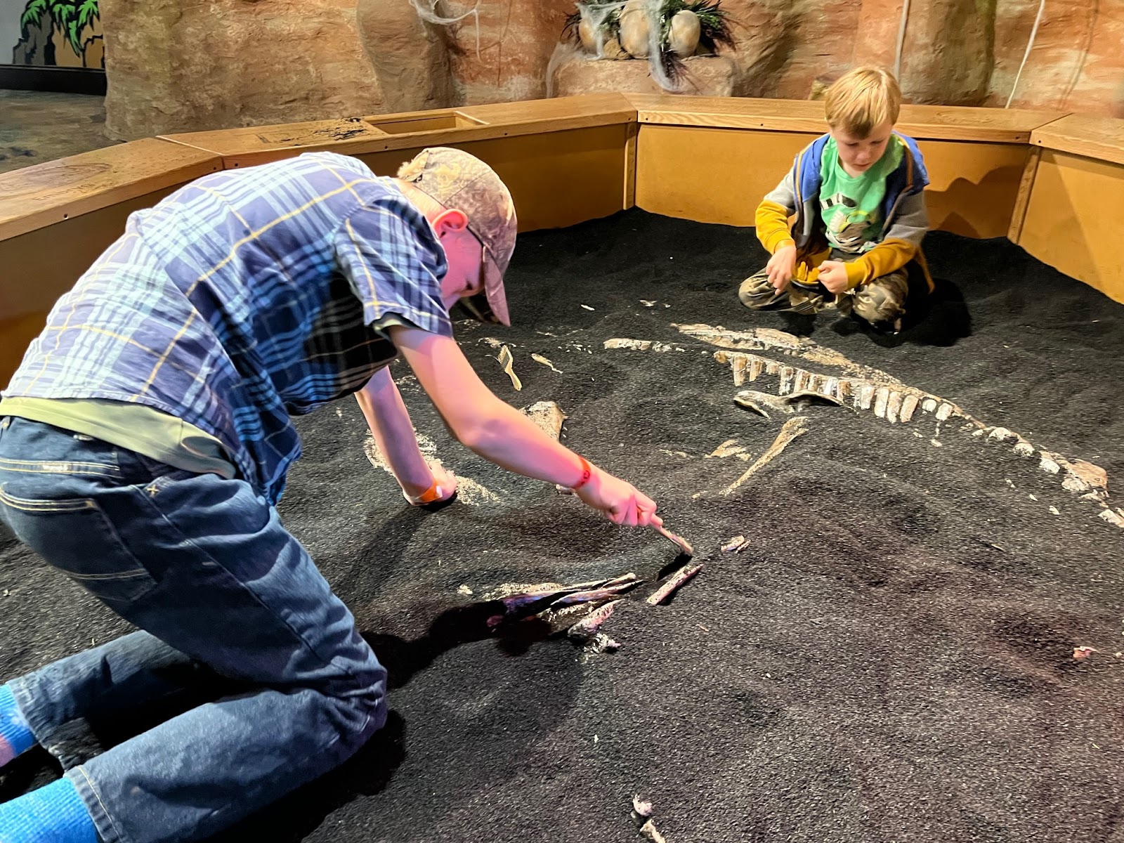 Quarry dig at Kirby Science Center in Sioux Falls with kids