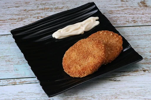 Chicken Cutlet with Cheese Sauce (2 Pc)