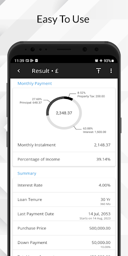 Screenshot EMI Extra - Loan Calculator