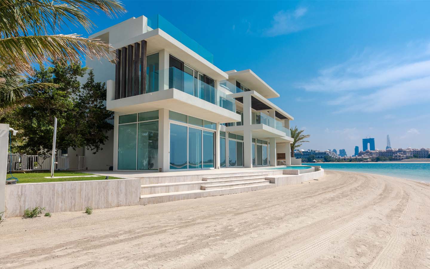 beachfront villa in dubai