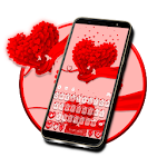 Cover Image of ダウンロード Valentine Love Hearts Keyboard Theme 1.0 APK