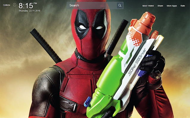 Deadpool Movie Wallpapers Theme New Tab