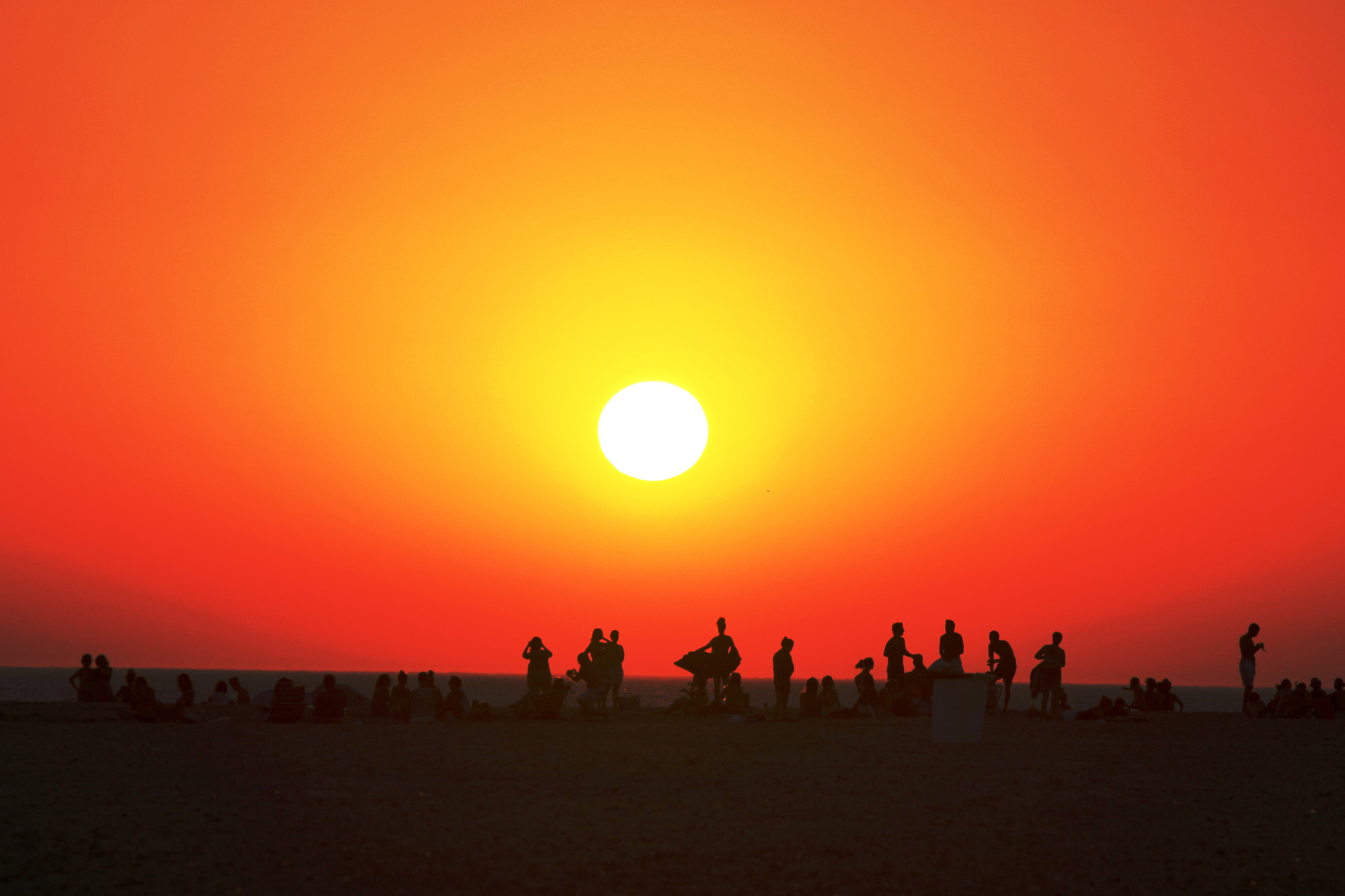 Controluce a un tramonto di scerda