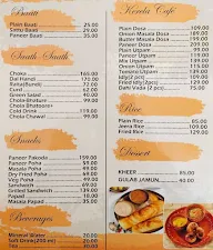 Patrakar Bati Chokha & Dosa Point menu 1