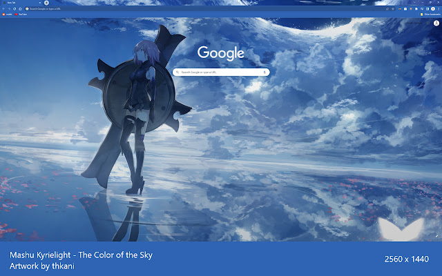 Mashu Kyrielight - The Color of the Sky chrome extension