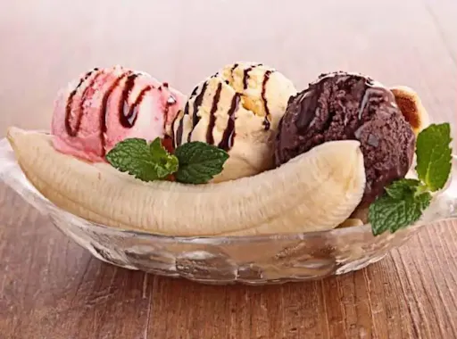 Banana Split Sundae