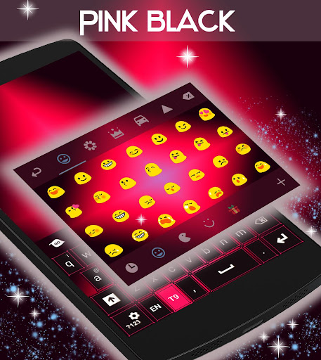 免費下載個人化APP|Pink Black Keyboard Theme app開箱文|APP開箱王