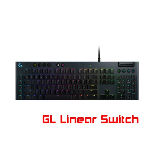 Bàn phím cơ Logitech Gaming G813 (Full Size/GL Linear) (920-009011)