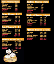 Momos Villa menu 1