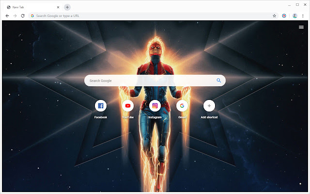 Captain Marvel Wallpapers New Tab