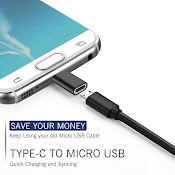 Bộ Chuyển Đổi Otg Type C Sang Micro Usb Cho Điện Thoại Android