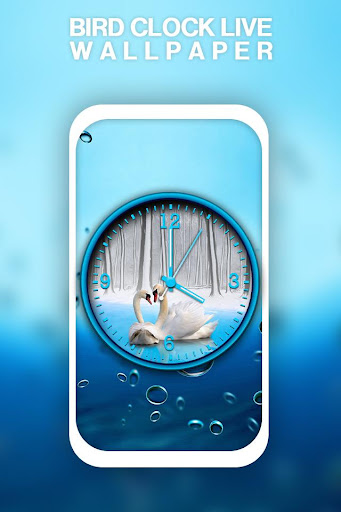 Bird Clock Live Wallpaper