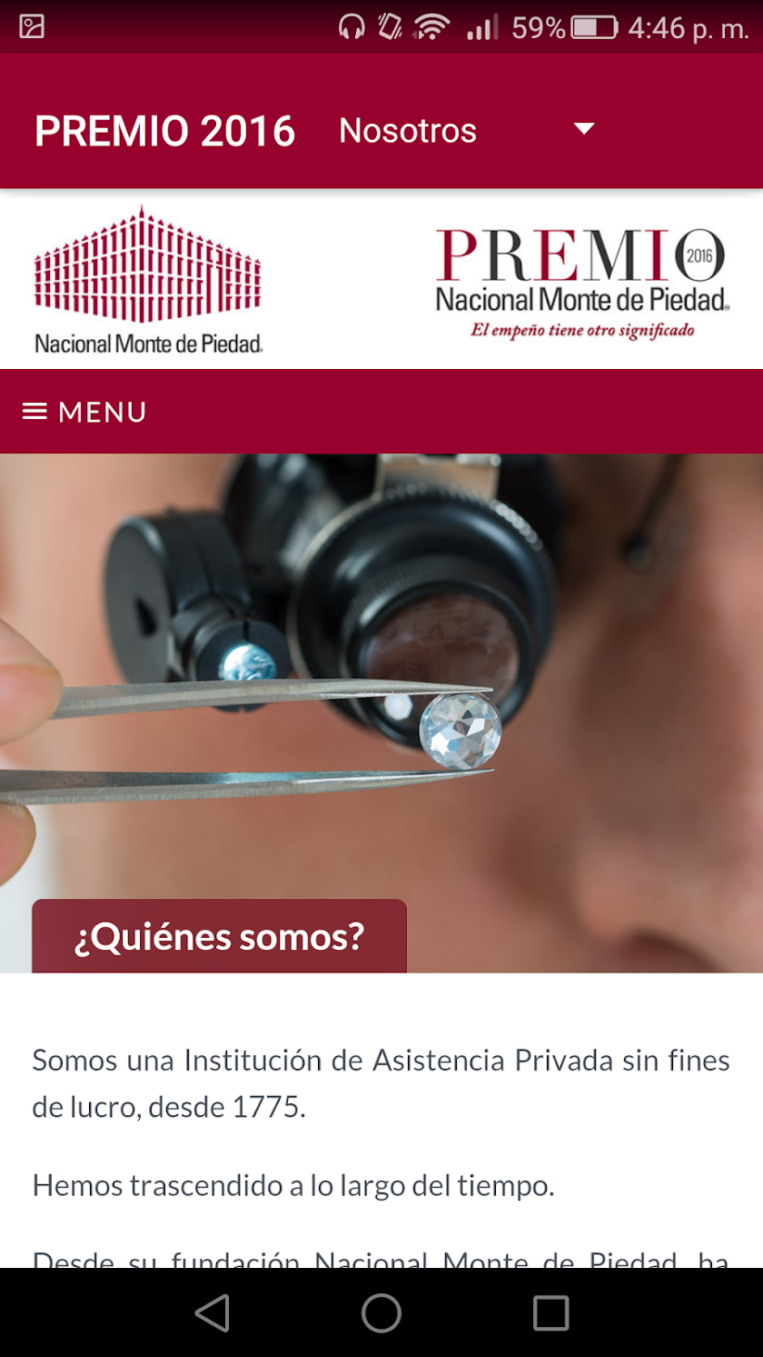 PREMIO 2016 Screen 3