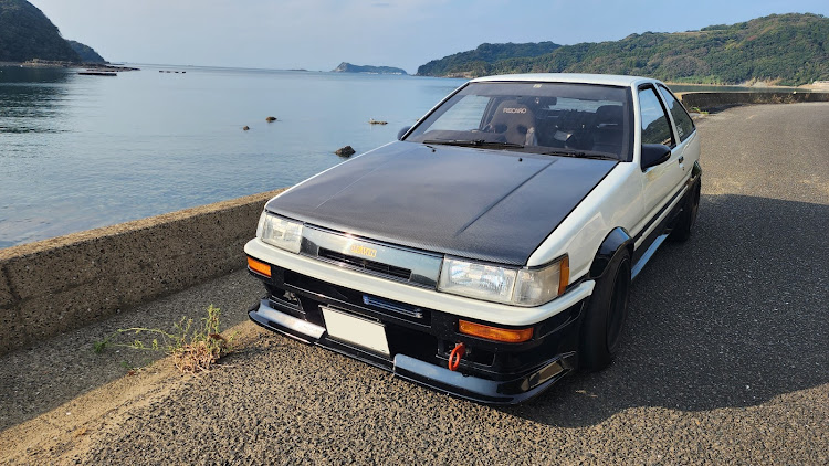 カローラレビンの二丈パーキングエリア・白木峠・嘉瀬川ダム・海と山と愛車に関するカスタム事例の投稿画像8枚目