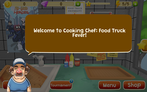 Cooking Chef Food Truck Fever