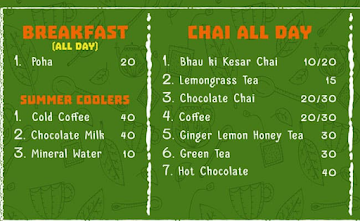 Bhau Ki Chai menu 